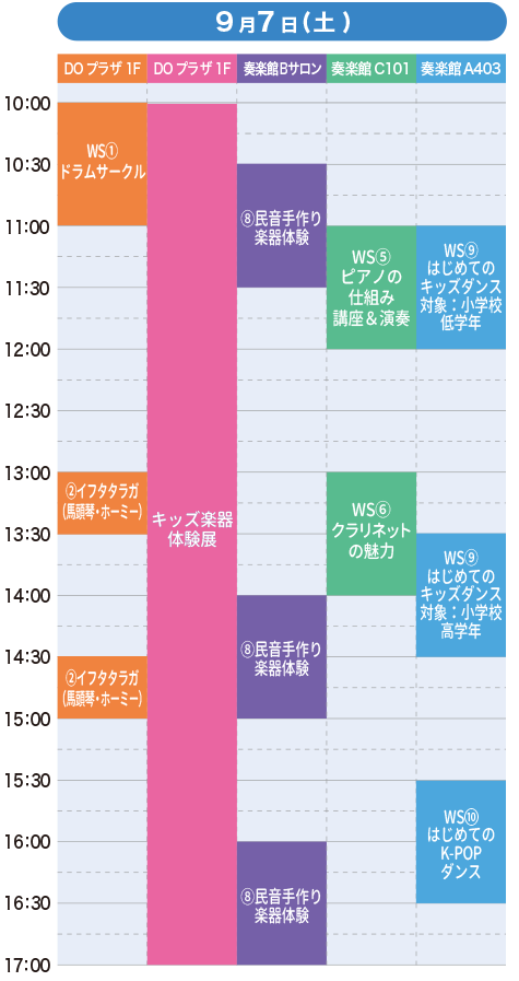 名古屋市中村区 タイムスケジュール